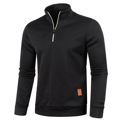 Men's Half Zip Fleece Pullover Sweater
