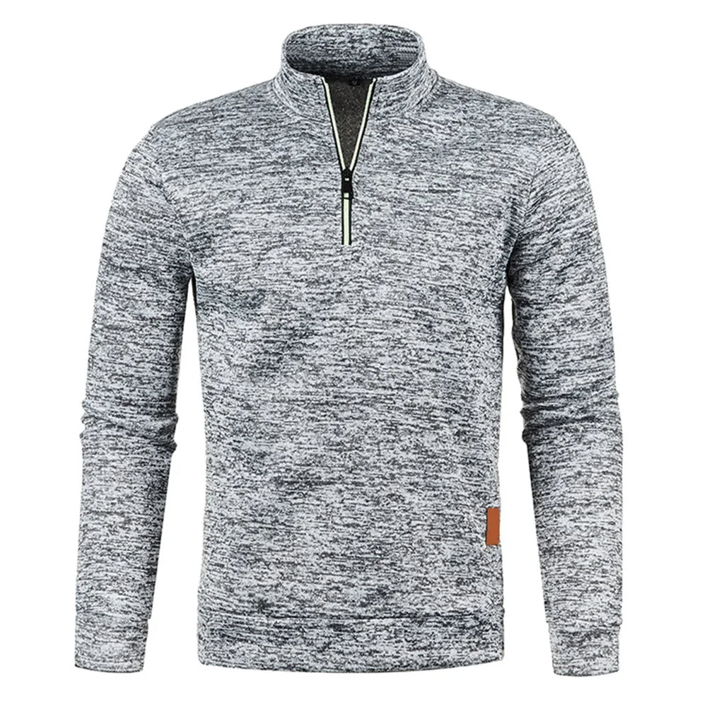 Men's Half Zip Fleece Pullover Sweater