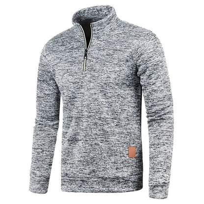 Men's Half Zip Fleece Pullover Sweater