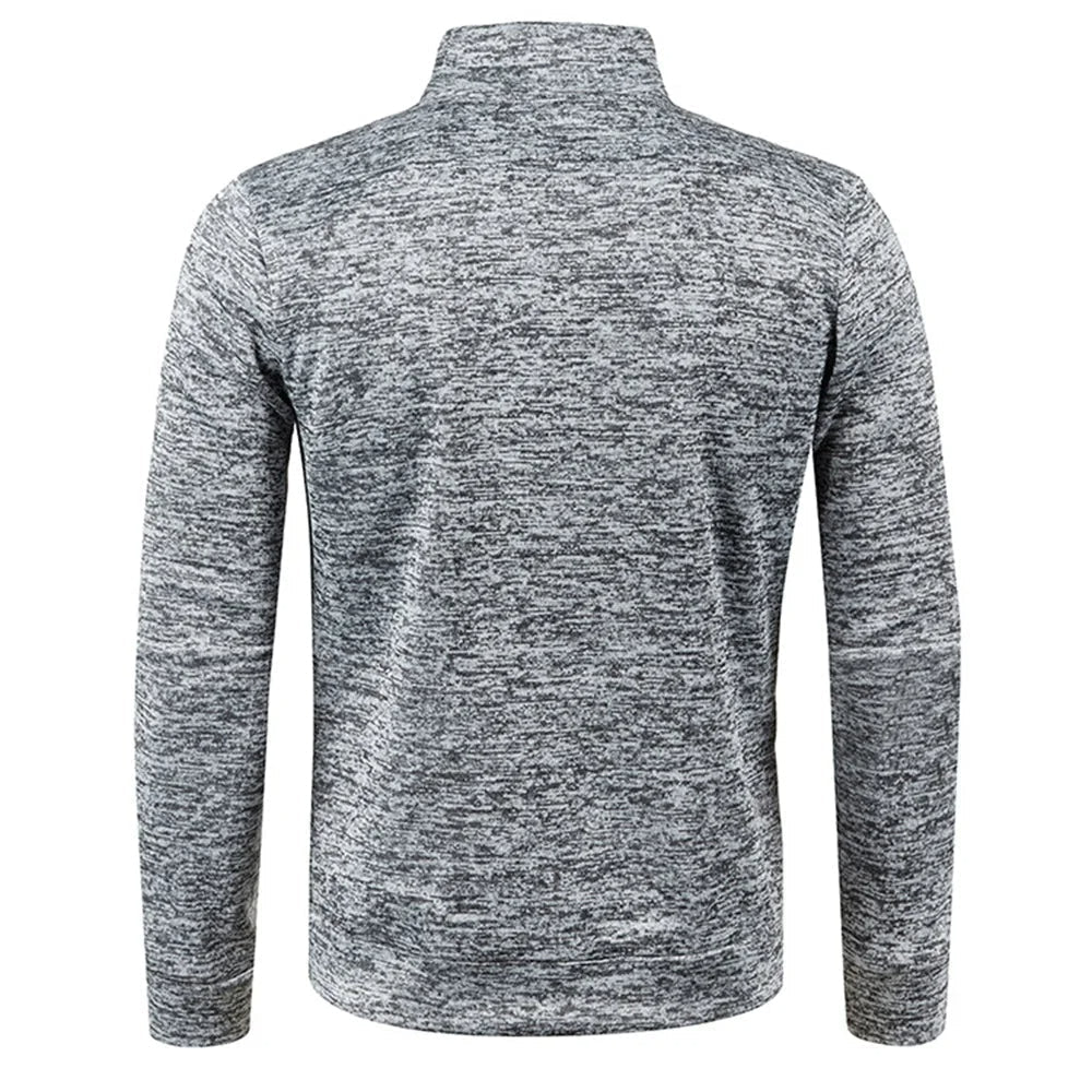 Men's Half Zip Fleece Pullover Sweater