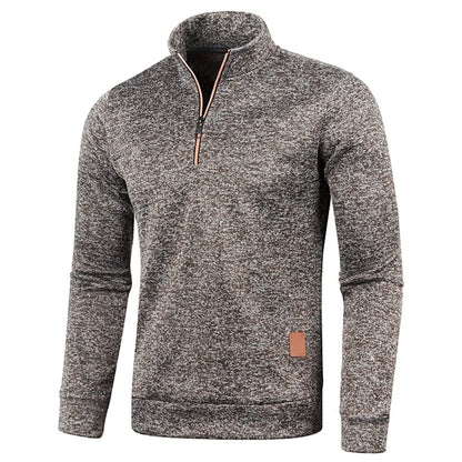 Men's Half Zip Fleece Pullover Sweater