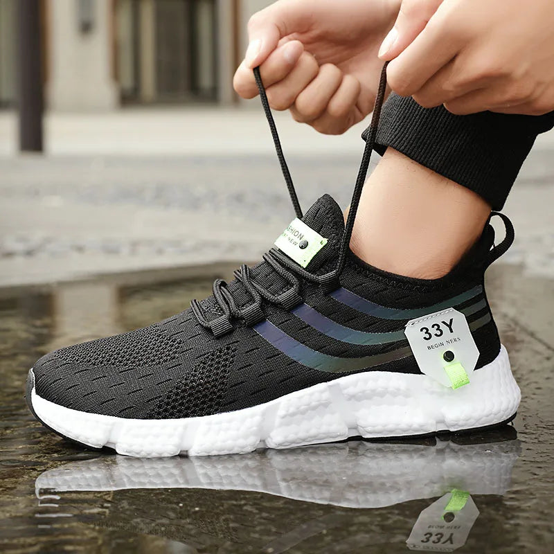 Men's Running Sneakers Flat Feet Supportive Shoes