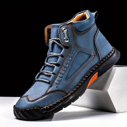 Waterproof Mens Trekking Boots Orthopedic Ankle Support