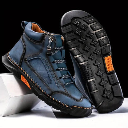 Waterproof Mens Trekking Boots Orthopedic Ankle Support
