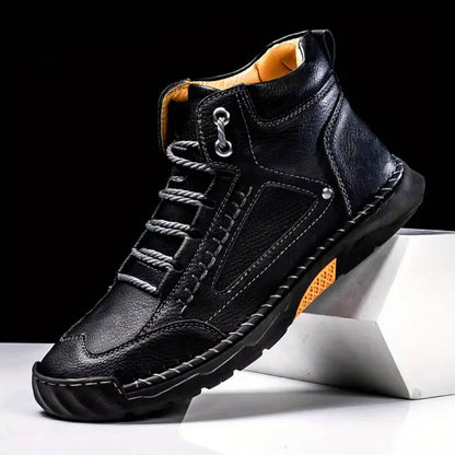 Waterproof Mens Trekking Boots Orthopedic Ankle Support