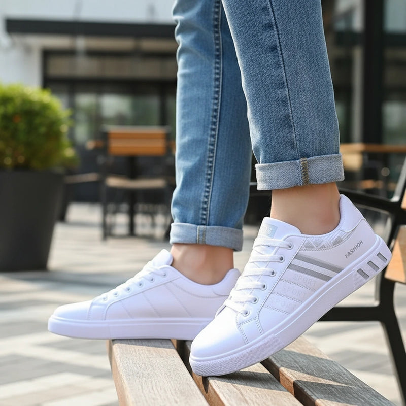 Timeless Striped Tie Shoes - VibreMode