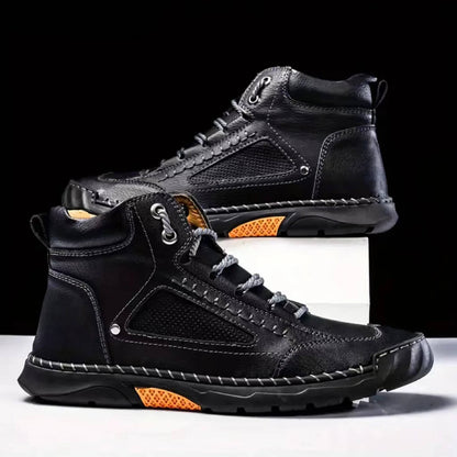 Waterproof Mens Trekking Boots Orthopedic Ankle Support - VibreMode