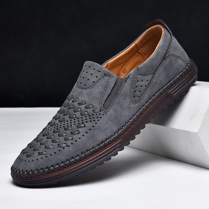 Men's Faux Leather Loafers