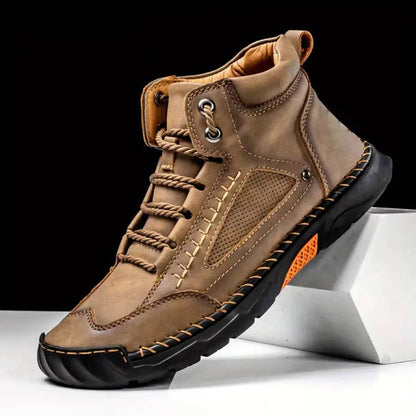 Waterproof Mens Trekking Boots Orthopedic Ankle Support