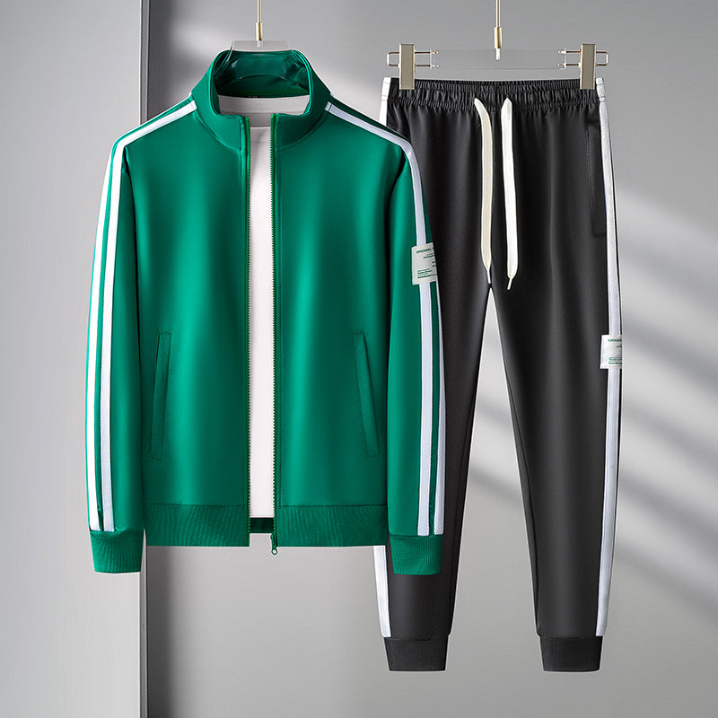 Men's Sporty 2 Piece Tracksuit Set