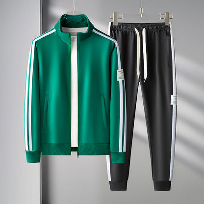 Men's Sporty 2 Piece Tracksuit Set