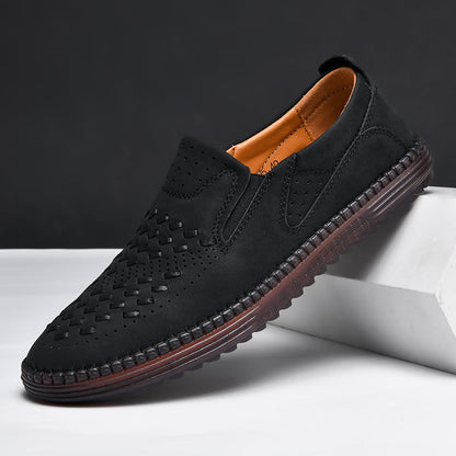 Men's Faux Leather Loafers
