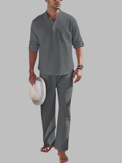 Men's 2 Piece Summer Suit Set