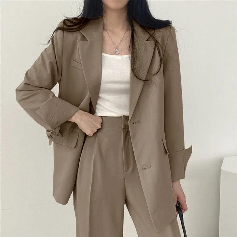 Classic Ladies Two Piece Suit Set