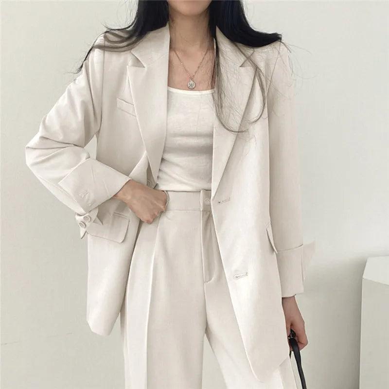 Classic Ladies Two Piece Suit Set