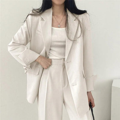Classic Ladies Two Piece Suit Set