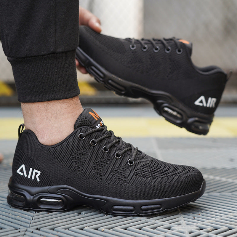 Men's Safety Shoes Waterproof Lightweight Black