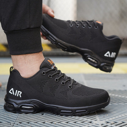 Men's Safety Shoes Waterproof Lightweight Black
