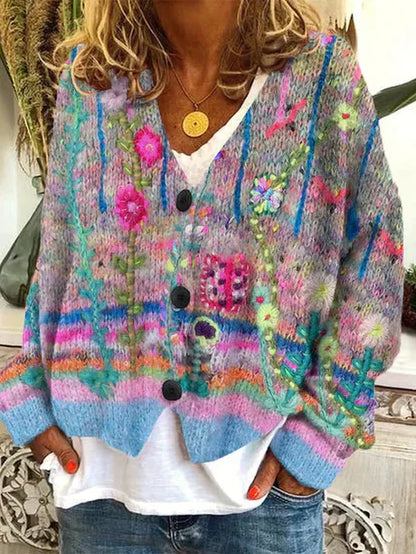 Women's Retro Cardigan - VibreMode