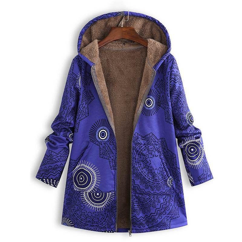 Women's Spring Hooded Jacket with Pockets