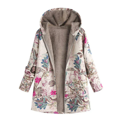 Women's Spring Jacket Hooded Water Resistant - VibreMode