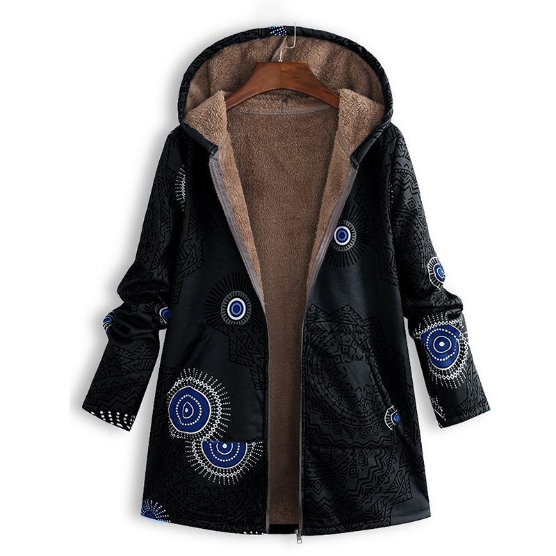 Women's Spring Hooded Jacket with Pockets