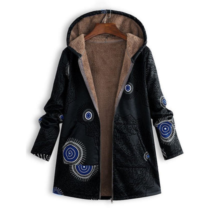 Women's Spring Hooded Jacket with Pockets