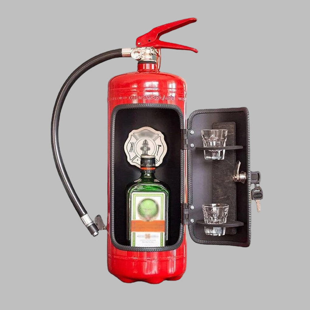 Hidden Flask Fire Extinguisher Shape Beverage Container - VibreMode