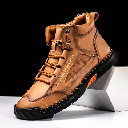 Waterproof Mens Trekking Boots Orthopedic Ankle Support