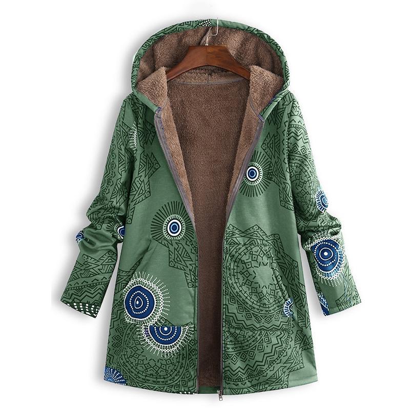 Women's Spring Hooded Jacket with Pockets