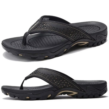 Comfortable Men's Sports Flip Flops with Arch Support Sandals
