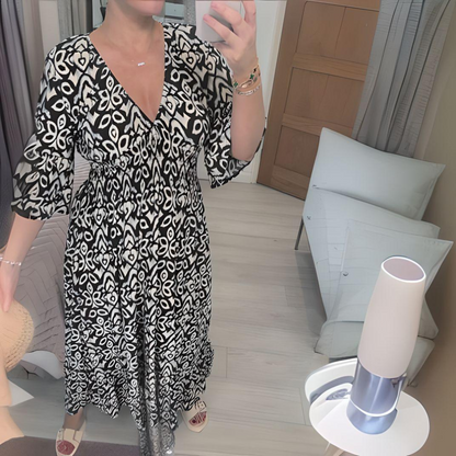 Women's Boho Printed Maxi Dress