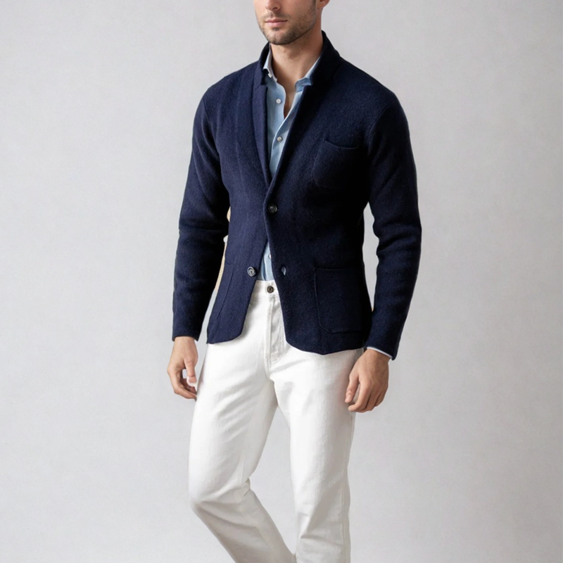 Lorenzo | Men's Lightweight Cozy Sweater Cardigan