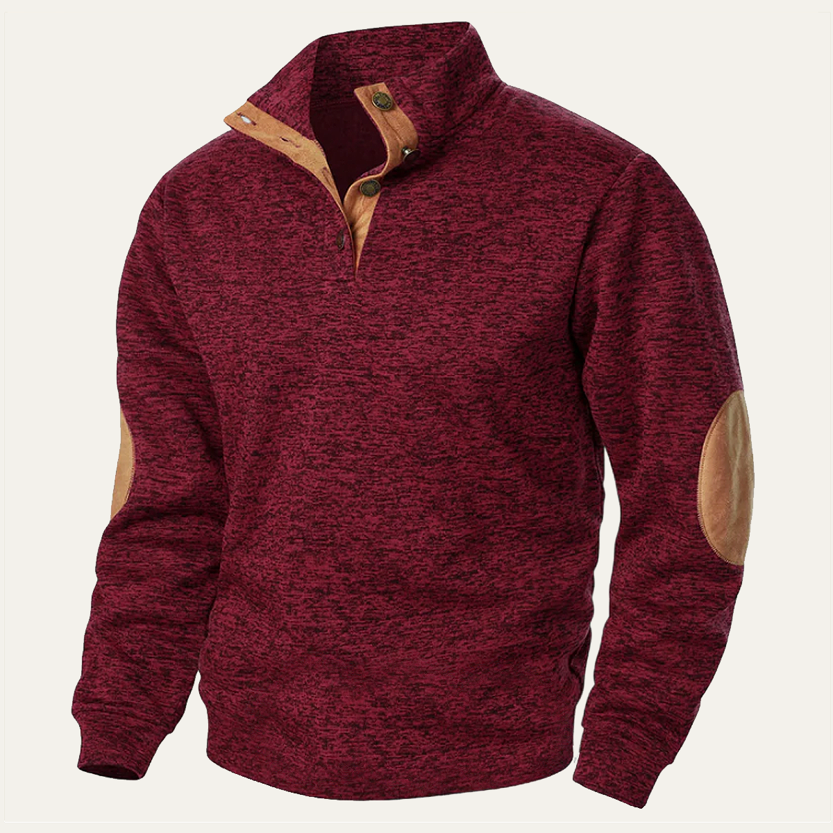 Men's Knitted Sweater Elbow Patches Heritage - VibreMode