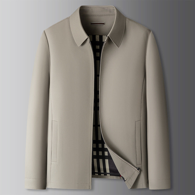 Men's Casual Zip-Up Jacket - VibreMode