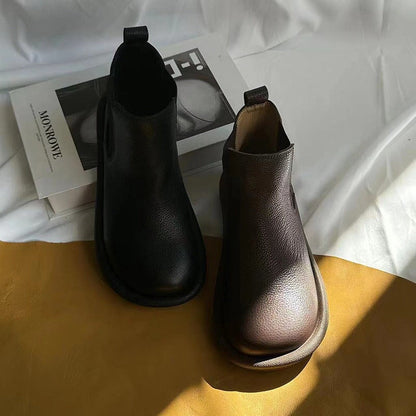 Women's Flat Slip On Boots