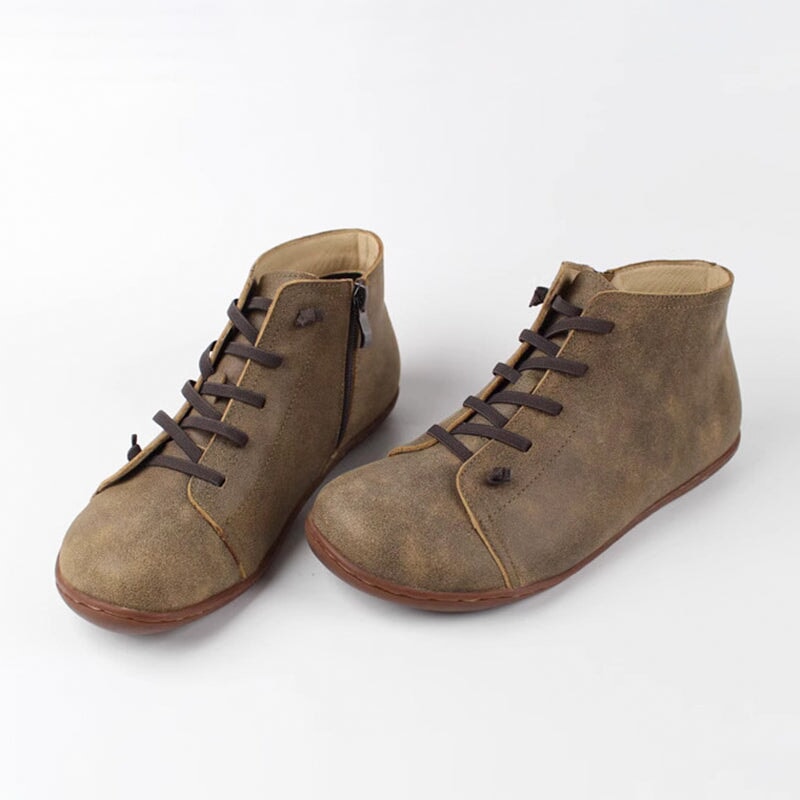 Classic Zip Up Ankle Boots - VibreMode