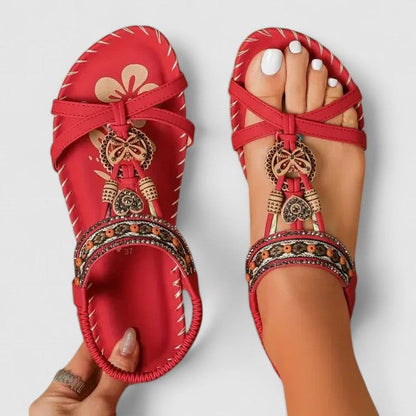 Comfortable Womens Slide Toe Sandals - VibreMode