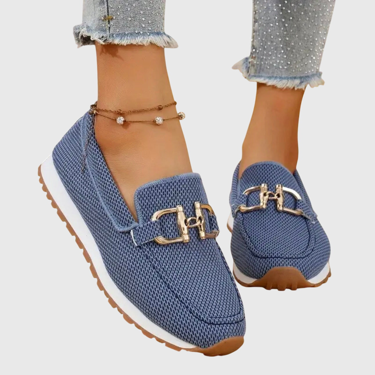 Comfortable Women's Airy Slip On Walking Loafers - VibreMode
