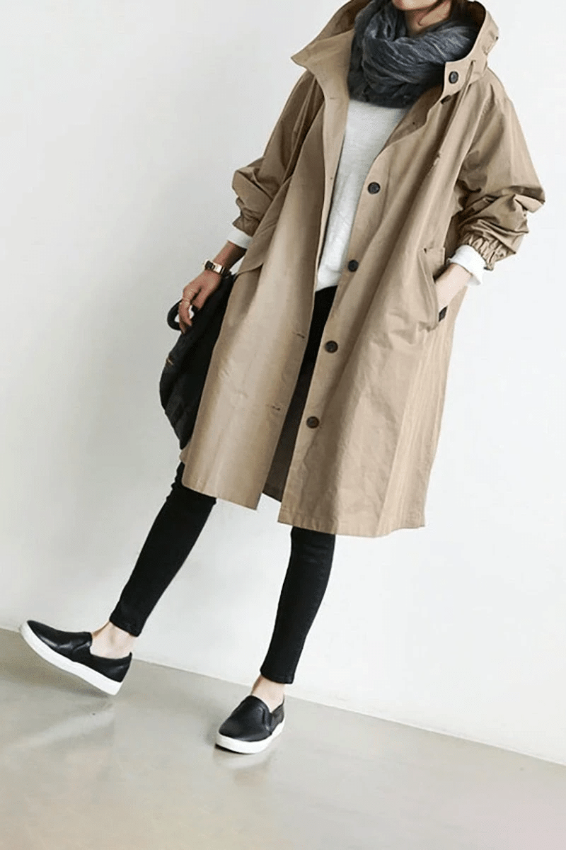Women's Oversized Windbreaker Jacket Lightweight