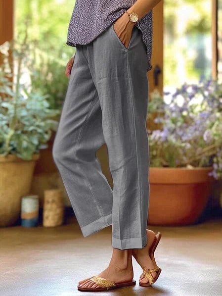 Breathable Cotton Summer Trousers