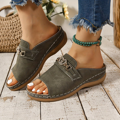 Women's Flat Adjustable Sandals