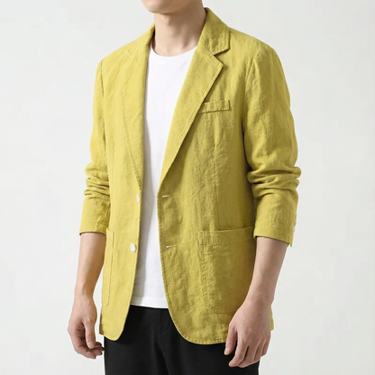 Men's Linen Formal Blazer