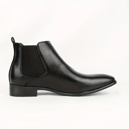 Comfortable Black Ankle Boots - VibreMode