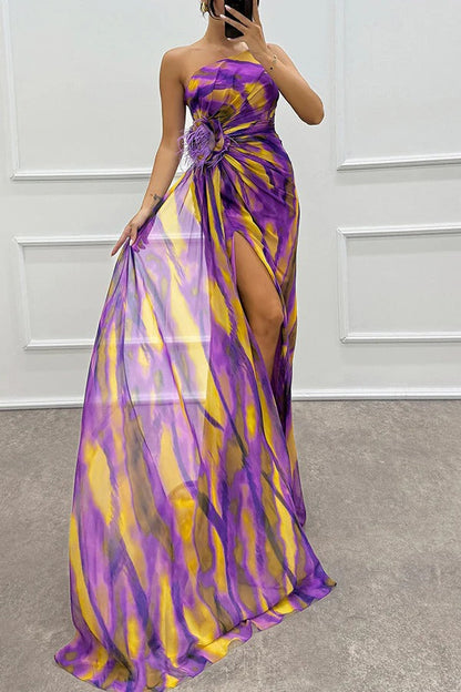 Women's Maxi Dress Floral Wedding Guest