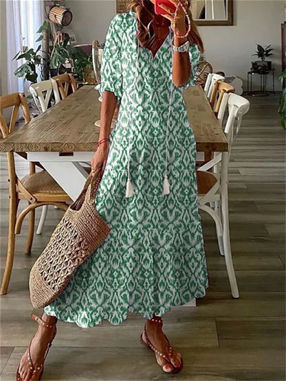 Women's Floral Maxi Dress