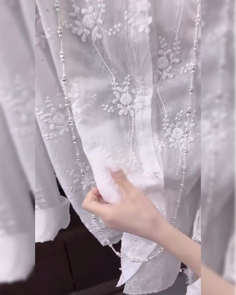 Casual Floral Relaxed Fit Women's Shirt