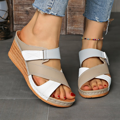 Comfortable Heeled Sandal Slides