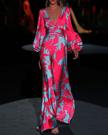 Women's Elegant Maxi Dress Flowy Evening Wear