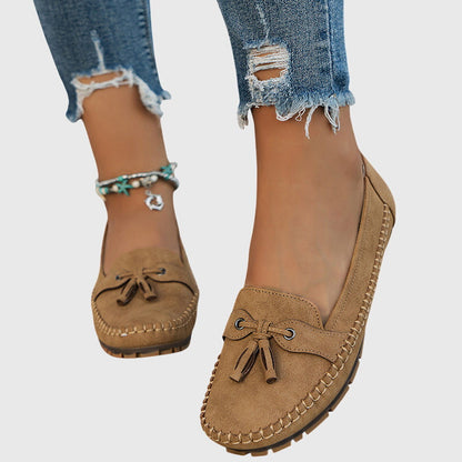 Cozy Slip On Leather Loafers